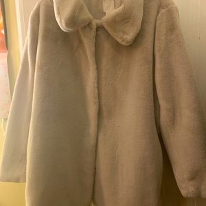 Cozy faux fur coat from H & M